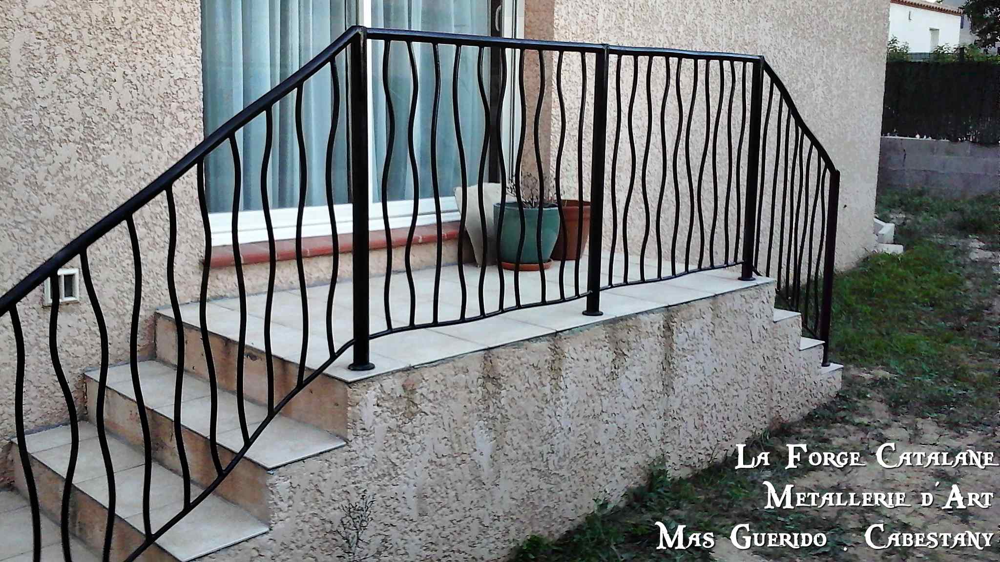 rambarde rampant rampe garde corps  barreaux effet tordu fer La Forge Catalane (3).jpg